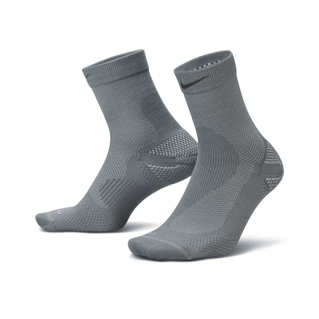 Nike Unisex Running Wool Micro Crew Socks (1 Pair) in Grey | IF2508-084