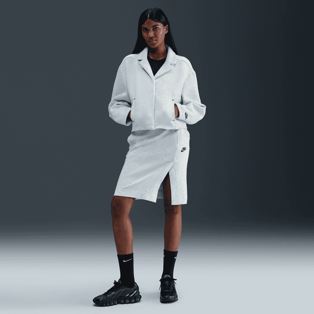 Women's Nike Sportswear Tech Fleece Skirt in Grey | IM6181-013