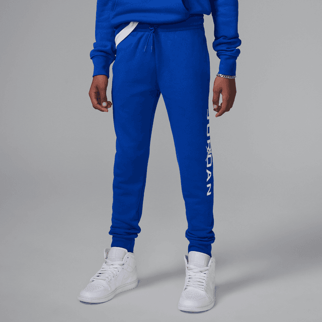 Jordan Big Kids' Baseline Fleece Pants in Blue | 95D666-B5K