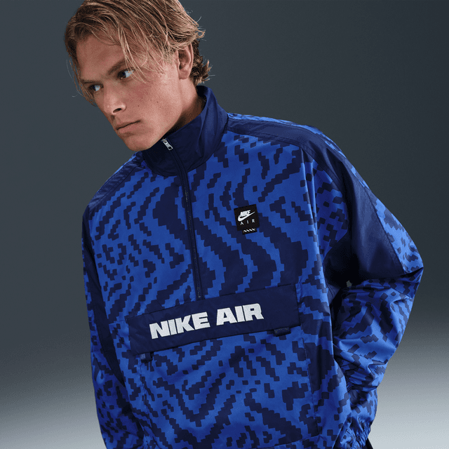 Nike Men's Air Half-Zip Jacket in Blue | HV0878-480