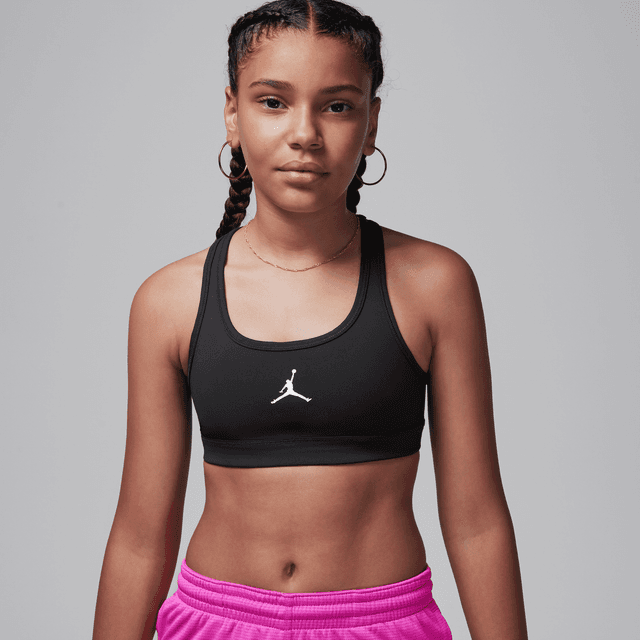 Jordan Dri-FIT Big Kids' Jumpman Bra in Black | 45D381-023