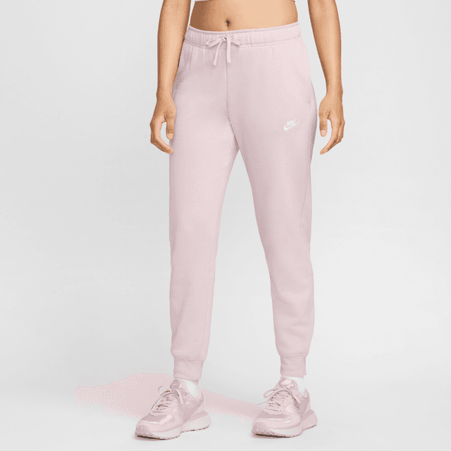 Women's Nike Sportswear Club Fleece Mid-Rise Jogger Pants in Purple | DQ5191-019