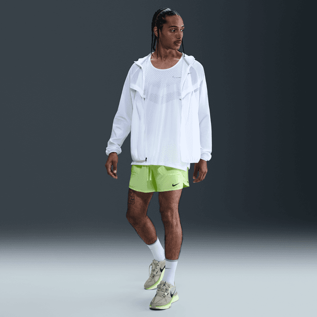 Nike Men's Stride Dri-FIT 5" 2-in-1 Running Shorts in Yellow | FN2992-701