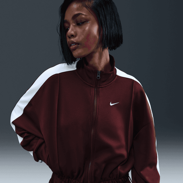 Women's Nike Sportswear Track Jacket in Red | IM7444-652