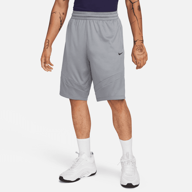 Nike Men's Icon Dri-FIT 11" Basketball Shorts in Grey | DQ5822-066