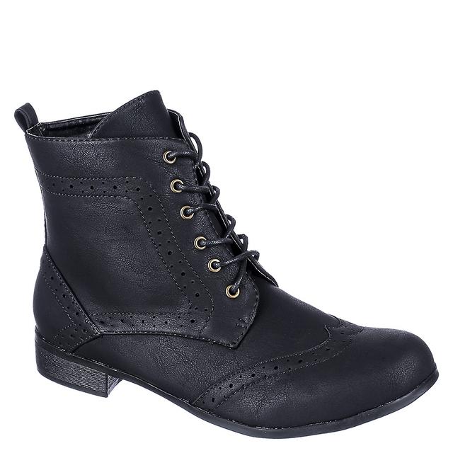 Women Roxy-1 Low Heel Ankle Boot Black Boots 5.5 Black