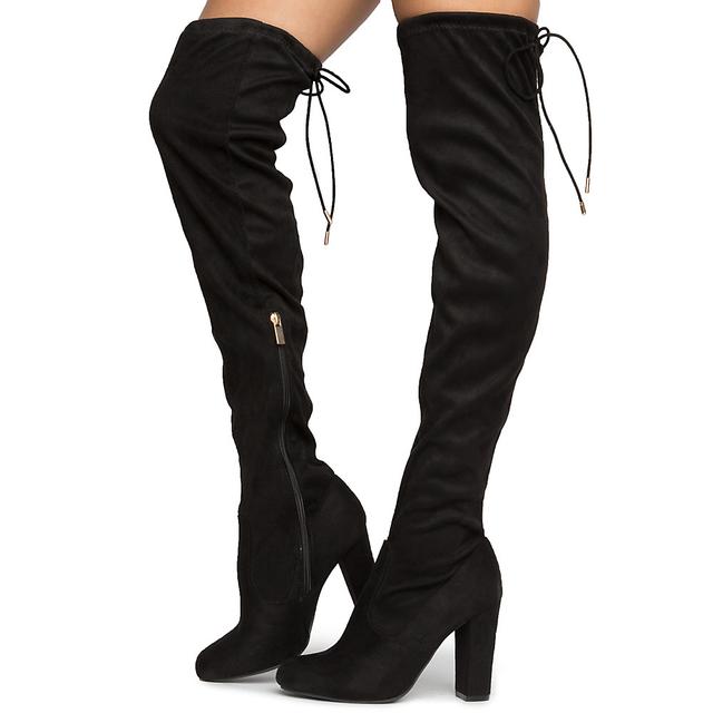 Women Hilltop-20M High Heel Lace-Up Boot BLKSFS Boots 8.5 BLKSFS