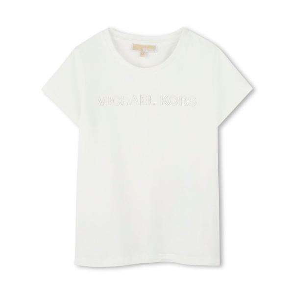 Michael Kors T-shirts Blanc - T-SHIRT À MANCHES COURTES POUR ENFANTS AVEC LOGO SUR LE DEVANT - 10A - Ref.