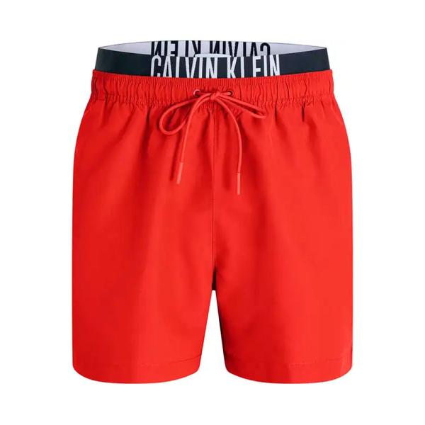 Calvin Klein Roupa de banho Vermelho - Calções de banho com cós duplo - Intense Power - XL - Ref.