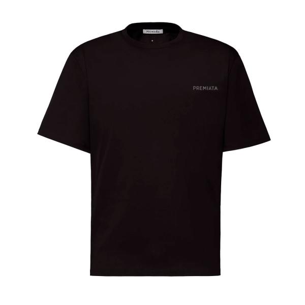Premiata Magliette Nero - T-SHIRT CON SPACCHI LATERALI E DETTAGLI A CONTRASTO - S - Ref.