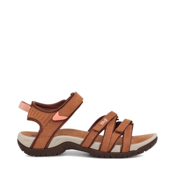 Teva TIRRA LEATHER SANDALS, Brown - Ref.