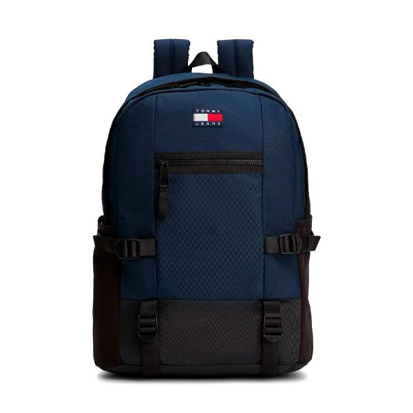 Tommy Hilfiger Mochila con correas de cinta - UNICA Azul Marino- Ref.