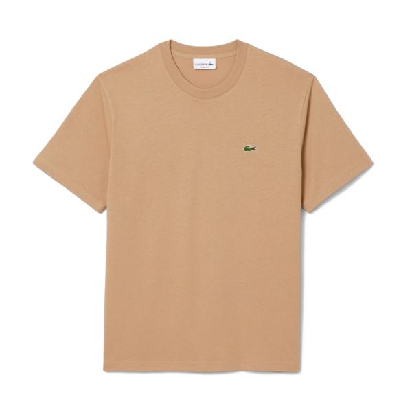 Lacoste T-shirts Beige - chemise en coton - S - Ref.