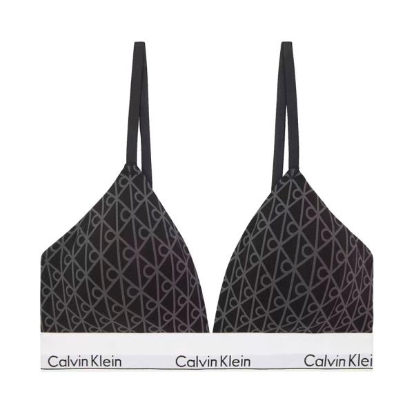 Calvin Klein Unterwäsche Schwarz - Leichtes, gefüttertes Oberteil – Icon Baumwoll-Modal - M - Ref.