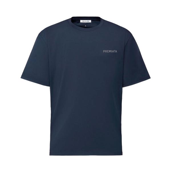 Premiata Camisetas e camisas Azul marinho - CAMISETA COM RACHADURAS LATERAIS E DETALHES CONTRASTANTES - Sim - Ref.