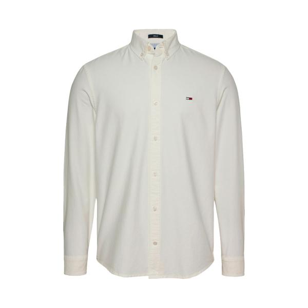Tommy Hilfiger Camisetas y camisas Blanco - TOMMY JEANS CAMISA DM0DM21298 YBL TS REG OXFORD ECRU - XL - Ref.