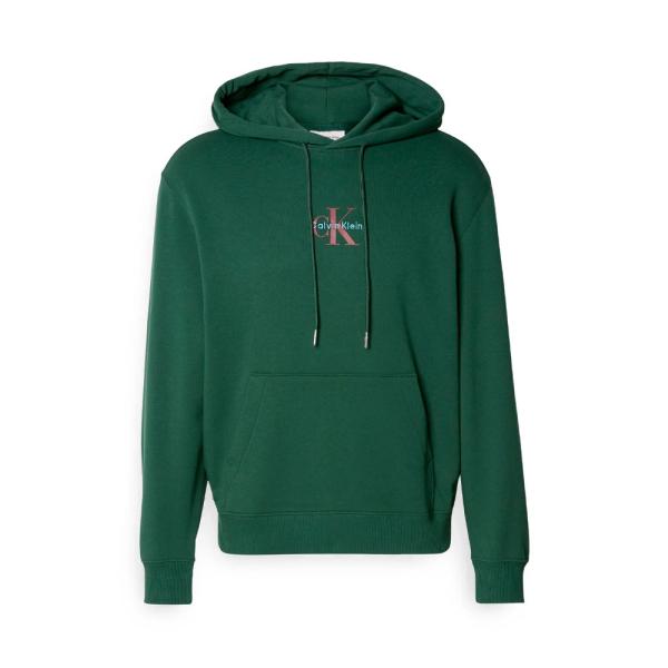 Calvin Klein Jaquetas, moletons e suéteres Verde - Moletom Terry Micro Monologue - XL - Ref.