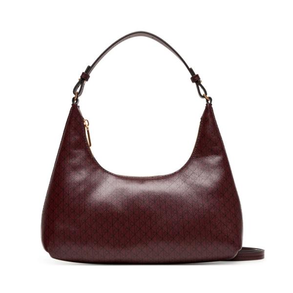 Calvin Klein Bolso de hombro con logo monograma en todo el artículo - UNICA Burdeos- Ref.