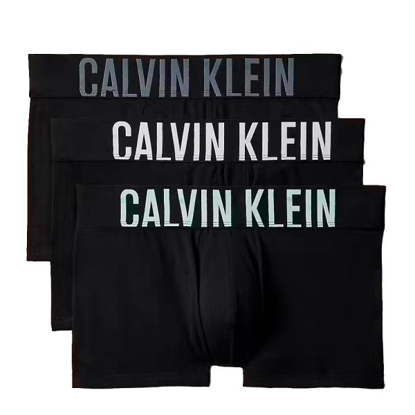 Calvin Klein Underwear Unterwäsche Schwarz - 3er-Pack eng anliegende Boxershorts – Intense Power Cotton - M - Ref.