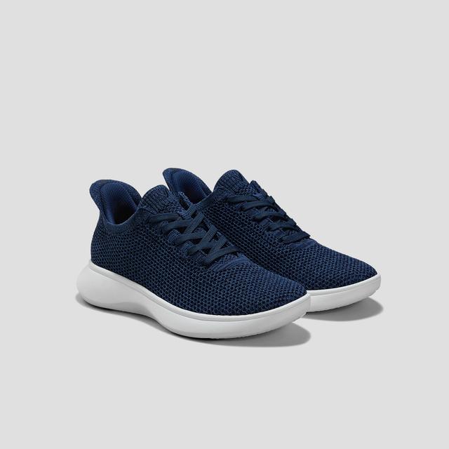 VIVAIA Unisex Sneaker Sliders (Urban) - Mesh|NAVY WHITE|EU 36