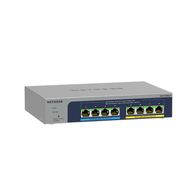 NETGEAR 8-Port Multigigabit Plus Switch MS108EUP