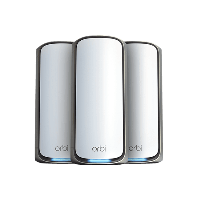 NETGEAR Orbi 970 WiFi 7 Mesh System 3-Pack 27Gbps Speed