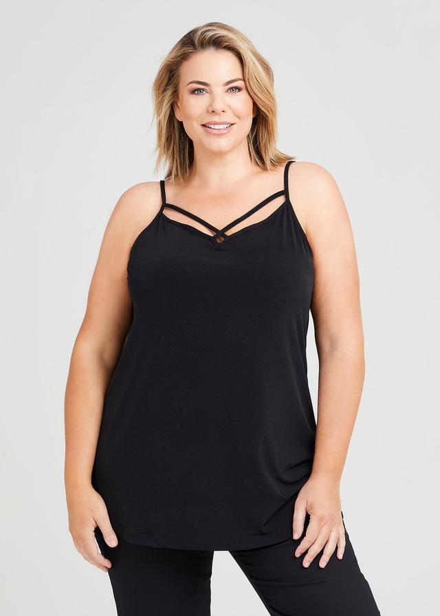 Taking Shape Transition Tank Size 16 in Black - Plus Size Women's Tops & T Shirts