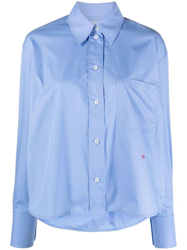 Victoria Beckham Cotton Cropped Shirt