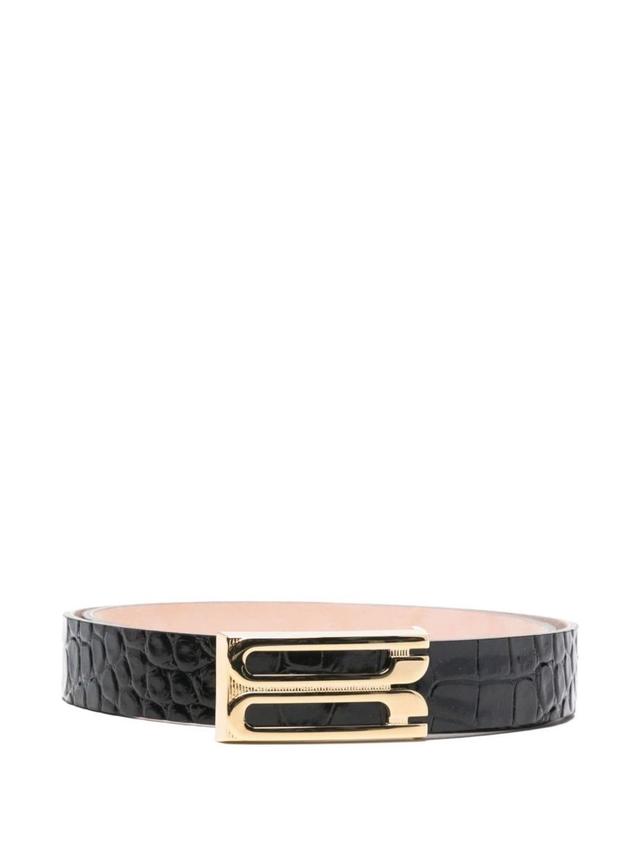 Victoria Beckham Frame Leather Belt