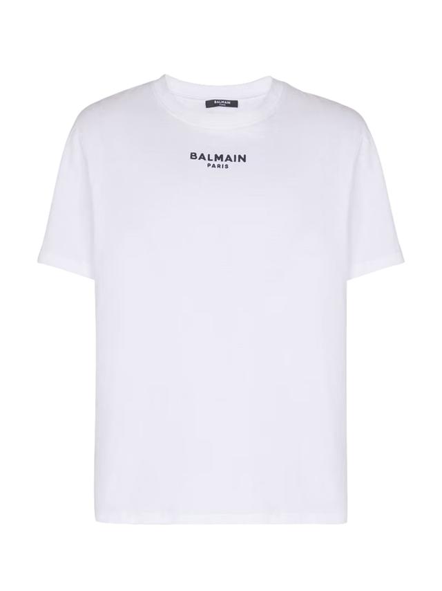 Balmain T-Shirt With Embroidered Logo