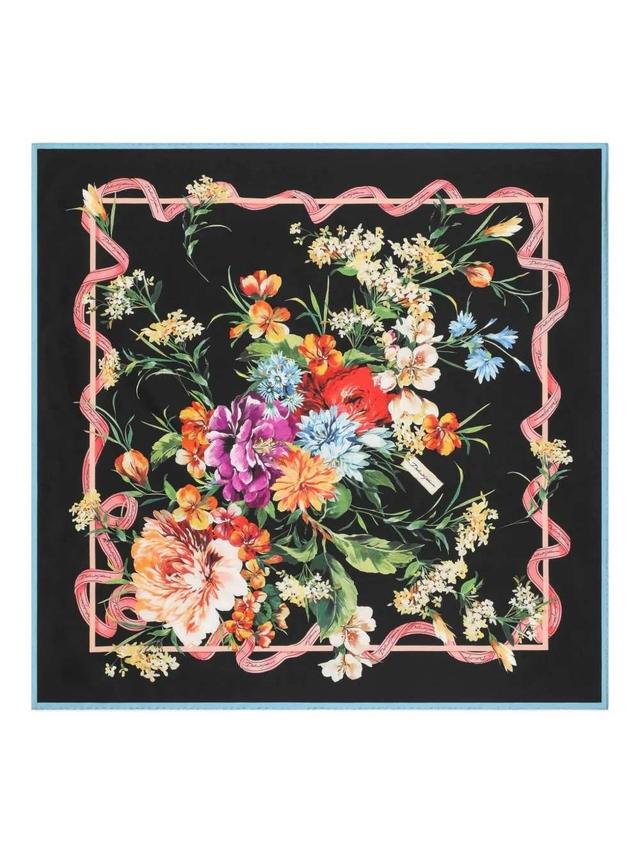 DOLCE & GABBANA Floral Print Scarf