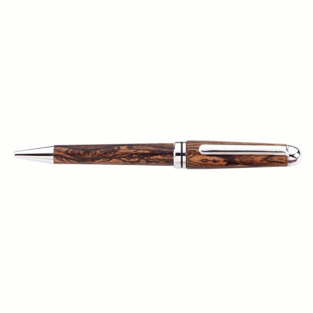 WoodRiver European Style Ballpoint Pen Kit - Platinum