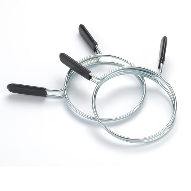 WoodRiver EZ-Squeeze Hose Clamps - Double-Loop - 4" - 2 Piece