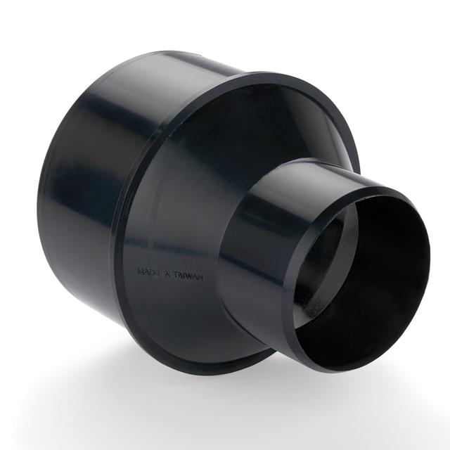 WoodRiver Dust Connection Funnel Reducer Dust Collection Fitting 4" to 2-1/2"