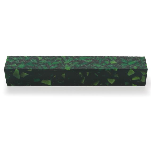 WoodRiver Acrylic Pen Blank - 3/4" x 3/4" x 5" - Green Quartz