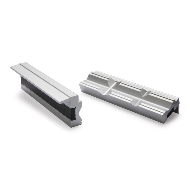 WoodRiver Aluminum Prismatic Vise Jaws - 4" - Pair