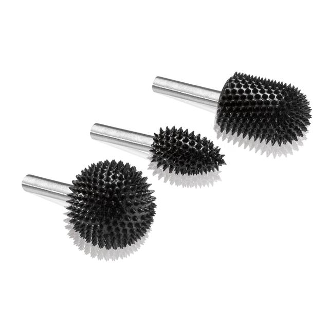 Kutzall Extreme Rotary Burr Set - 1/4" Shaft â Very Coarse - 3 Piece