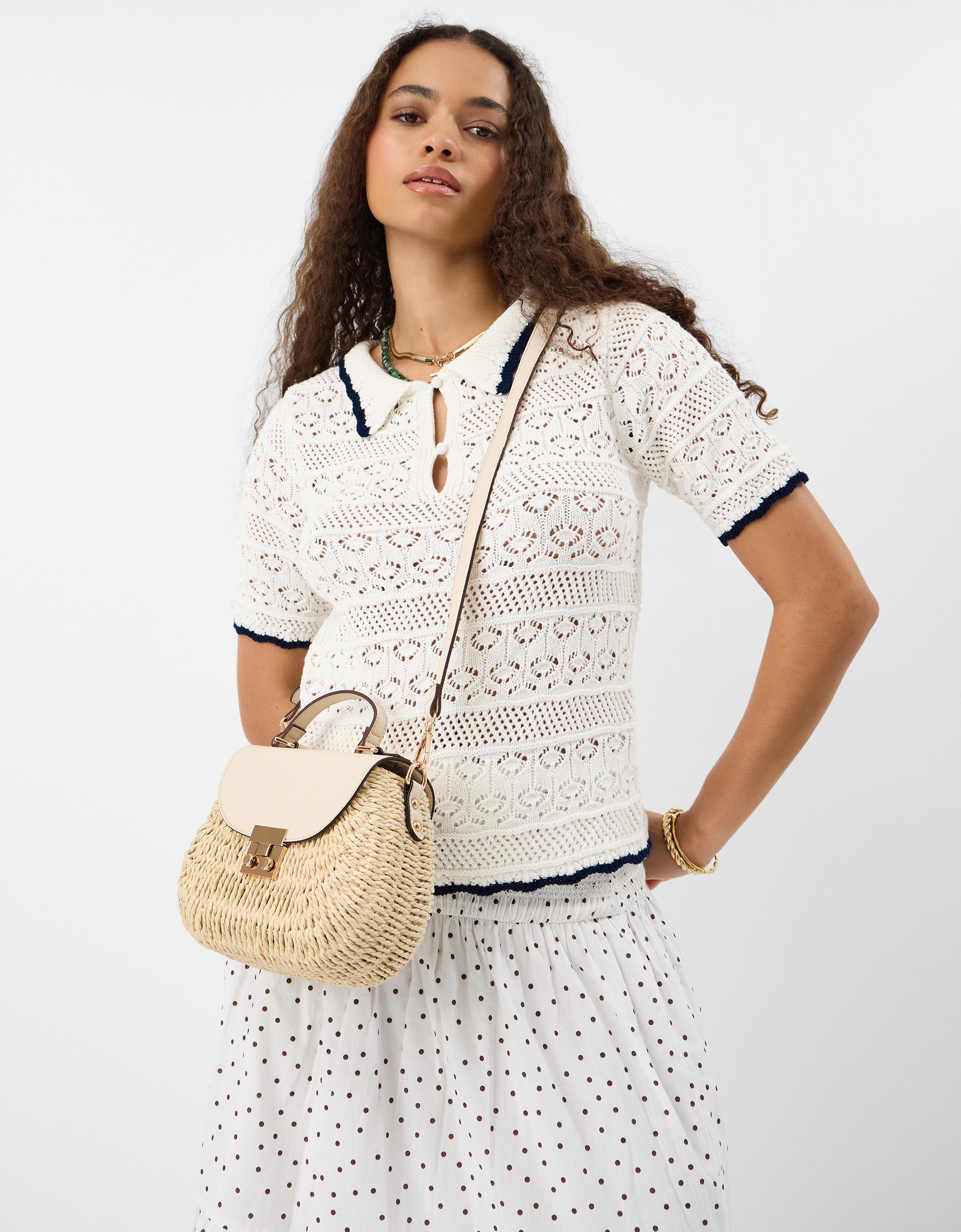Raffia Handheld Bag - Accessorize