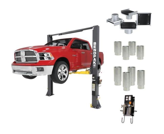 Bendpak 10AP Pro Series 10000 Lbs Two-Post Lift with Tall Adapters - 5175639