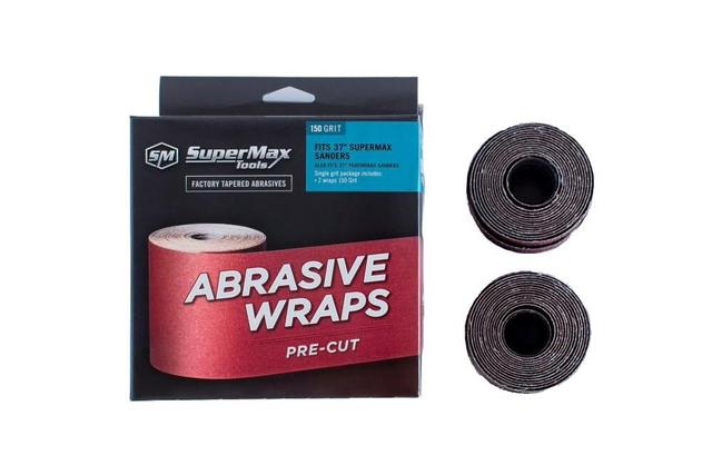 Supermax Tools 120 Grit Pre Cut Abrasives for 37 In. Sander-2-Pack Box - 60-7120