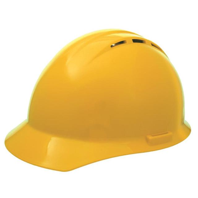 ERB Yellow Americana Vent Hard Hat Ratchet Suspension - 19452