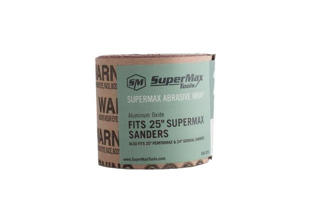 Supermax Tools 120-Grit abrasive Wrap for the 25 In. Drum Sander and 24 In. Drum Sander - 625-120