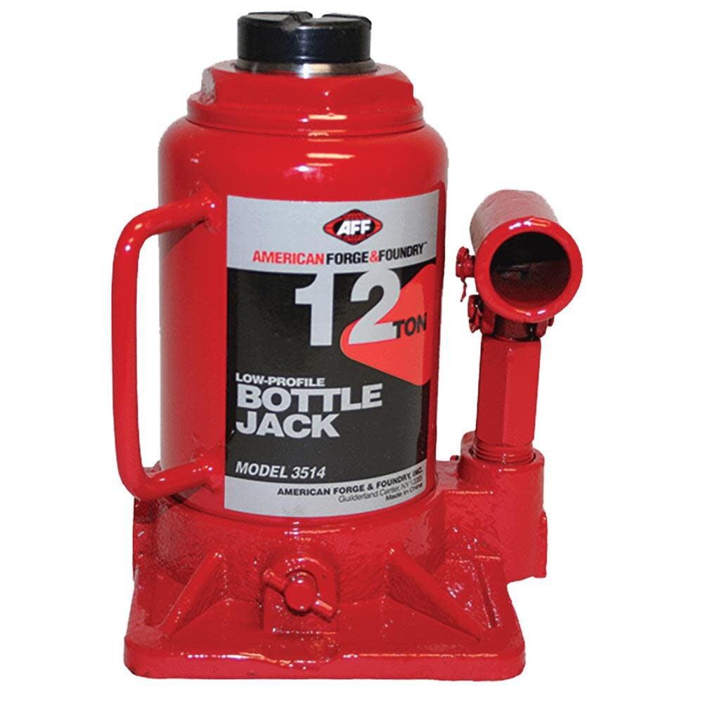 American Forge 12 Ton Bottle Jack Short Body Manual - 3514