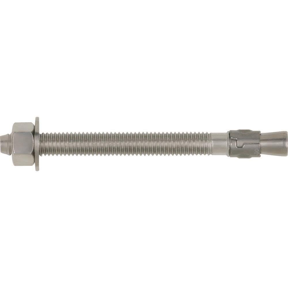 DEWALT Wedge Expansion Anchors POWERSTUD 304SS 1/2in X 5 1/2in QTY: 50 - 07324-PWR