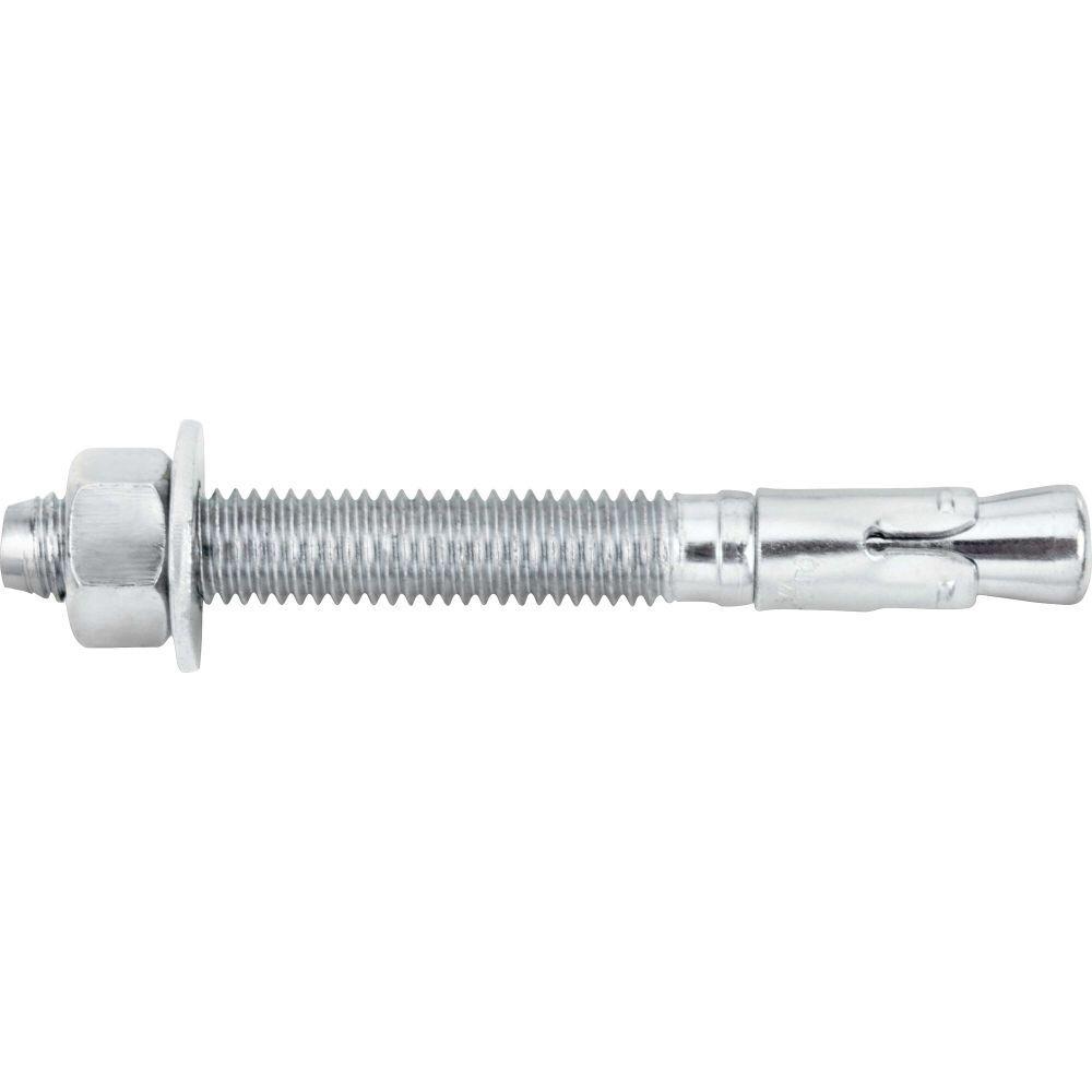 DEWALT 1/2 In. x 5-1/2 In. Power-Stud Carbon Steel Wedge Expansion Anchor - 50 Anchors - 7424SD1-PWR