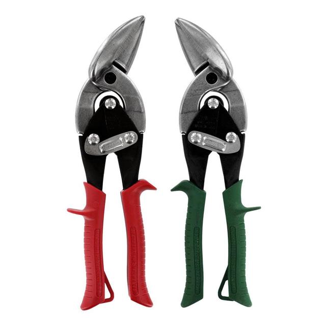 Midwest Snips 2-Piece Offset Aviation Snip Set - Left and Right - MWT-6510C