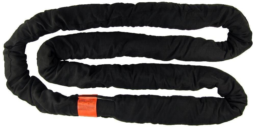 Lift-All 12 Ft. Black Endless Truflex Poly Round Sling - EN1000X12