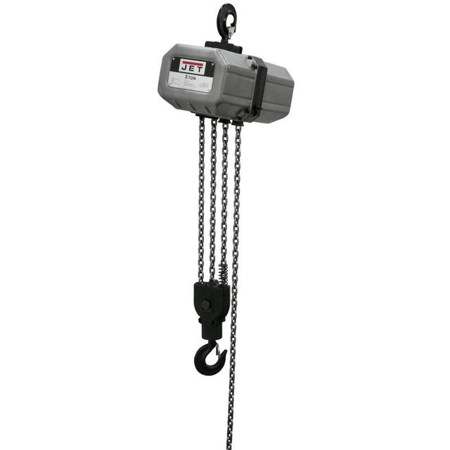 JET 3SS-3C-15 3 Ton Electric Chain Hoist 15 Ft. Lift 3 Phase - 331500