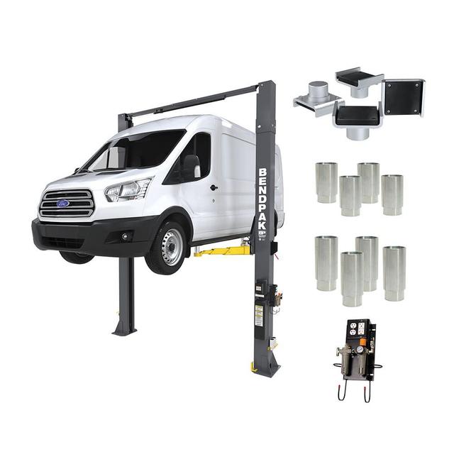 Bendpak 10AP-168 Pro Series 10000 Lbs Two-Post Lift with Tall Adapters - 5175644