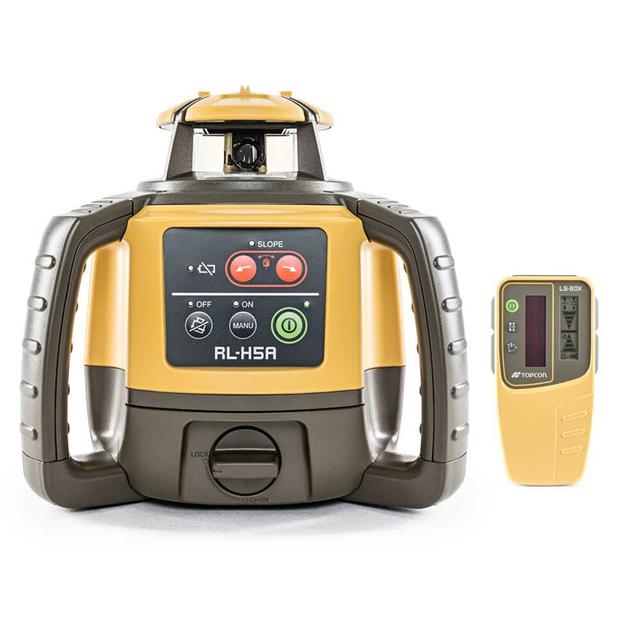 Topcon RL-H5A Horizontal Self Leveling Rotary Laser with LX80 Detector - 1021200-50